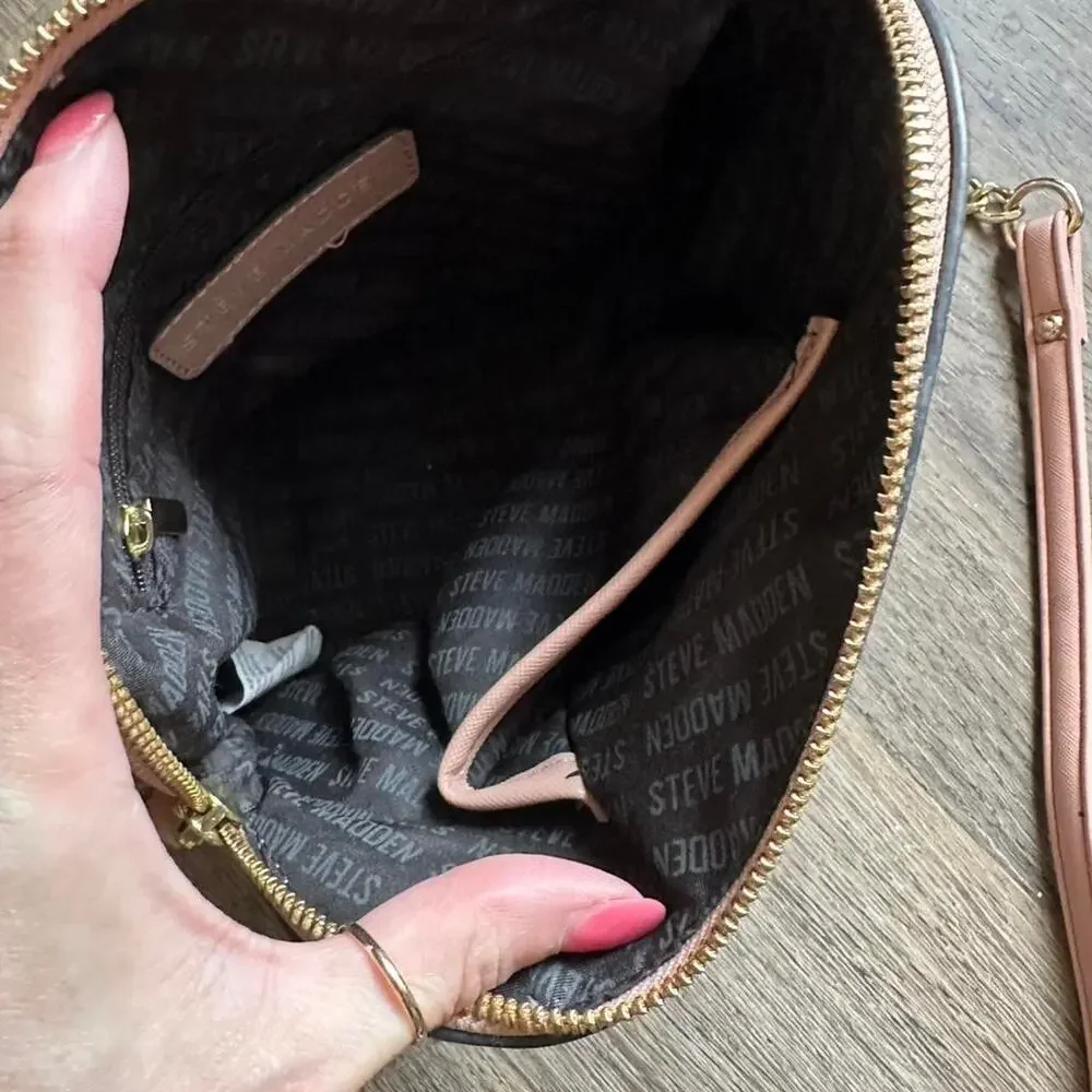 Steve madden pink crossbody bag